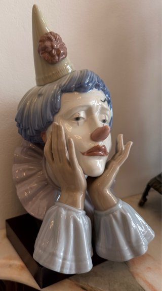 Figura Lladro Payaso Triste 32cm
