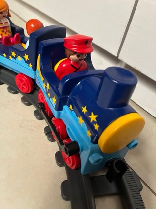 Tren Playmobil 123 con figuras