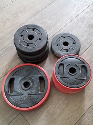 Discos de pesas 2.5kg y 1kg