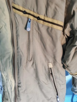 Chaqueta de nieve Quechua beige y blanca