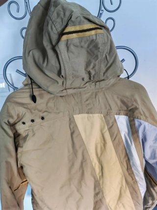 Chaqueta de nieve Quechua beige y blanca