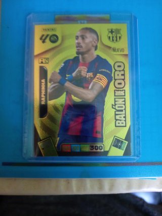 Cromo Raphinha Balón de Oro Panini