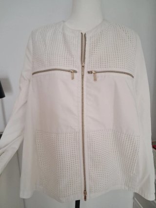 Chaqueta Blanca Purificación García,  oversize