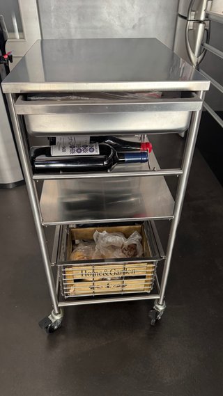 Carro auxiliar cocina Grundtal IKEA