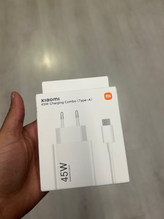 Cargador súper rápido Xiaomi 45W (enchufe + cable