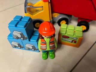 Playmobil 123 Excavadora y Bloques