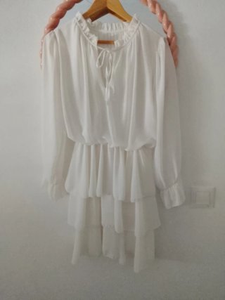 Vestido blanco hippie sin estrenar