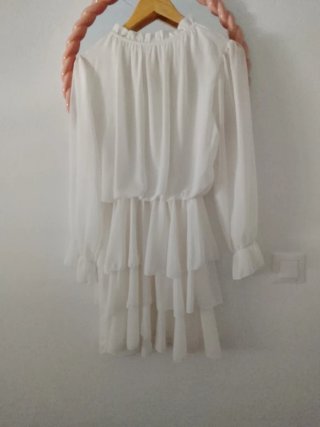 Vestido blanco hippie sin estrenar