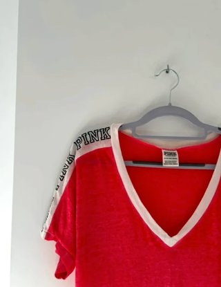 Camiseta Pink Roja Talla XS