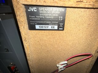 Mini Cadena JVC UX-G1 CD MP3 Cassette