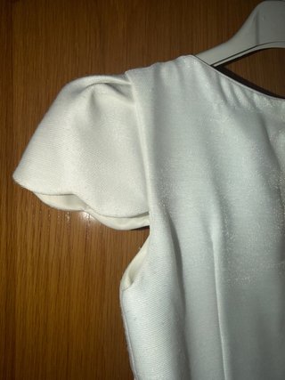 Vestido de Comunión Blanco y Rosa
