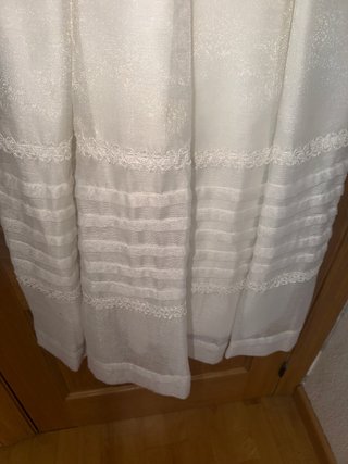 Vestido de Comunión Blanco y Rosa