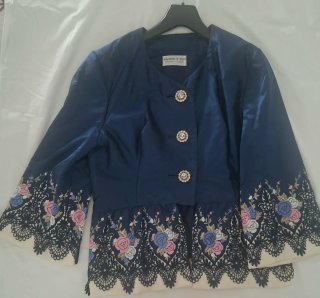 Chaqueta Fiesta Ramon Y Teo Azul Floral