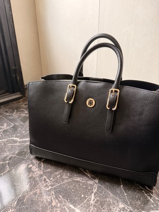 Bolso Tote Tommy Hilfiger Negro