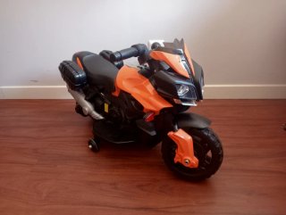 Moto Eléctrica Infantil HOMCOM 6V Naranja