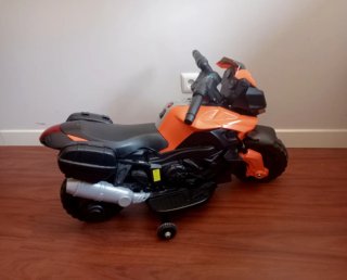 Moto Eléctrica Infantil HOMCOM 6V Naranja
