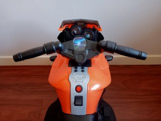 Moto Eléctrica Infantil HOMCOM 6V Naranja