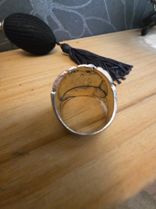Anillo Calavera Estilo Biker Plata