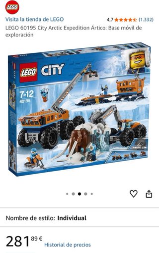 Lego City 60195 Vehículo Ártico