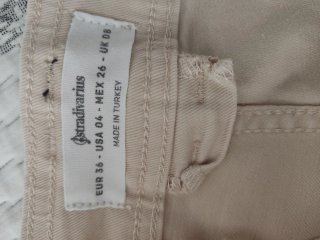 Pantalón talle alto mujer