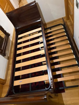 Cama nido caoba 2 camas 80cm + somieres