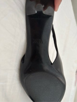 Zapatos Zara Slingback Negros Talla 39