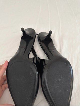 Zapatos Zara Slingback Negros Talla 39