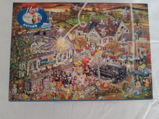 Puzzle I Love Autumn de Gibsons