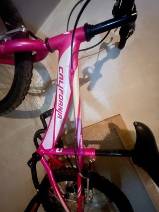 Bicicleta Niña California Rosa