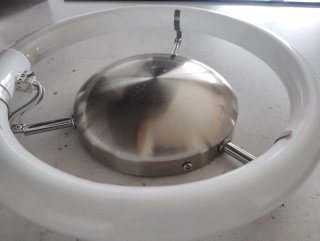 Plafón con tubo fluorescente 32W G10q