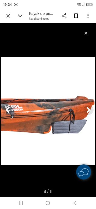 Kayak KOL Outdoor A PEDALES