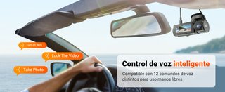 VANTRUE N4 Pro S Dashcam 3 Canales 4K  HDR WIFI