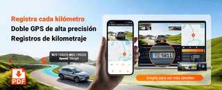 VANTRUE N4 Pro S Dashcam 3 Canales 4K  HDR WIFI