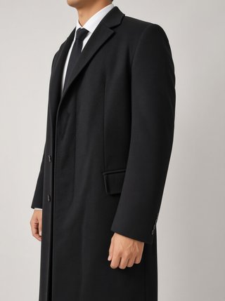 Abrigo Hombre Grueso Largo/XL Lana | Trench Coat