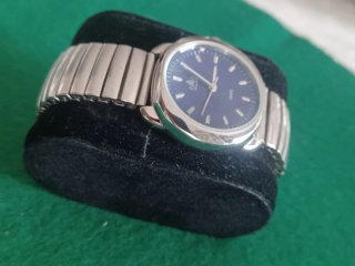 Orologio Meister Anker Quarzo Blu Argento