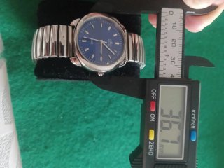 Orologio Meister Anker Quarzo Blu Argento
