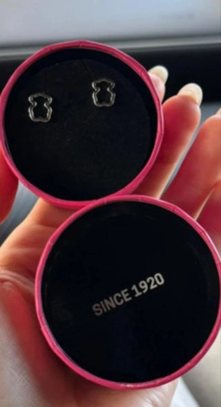 Pendientes Tous Oso Plata