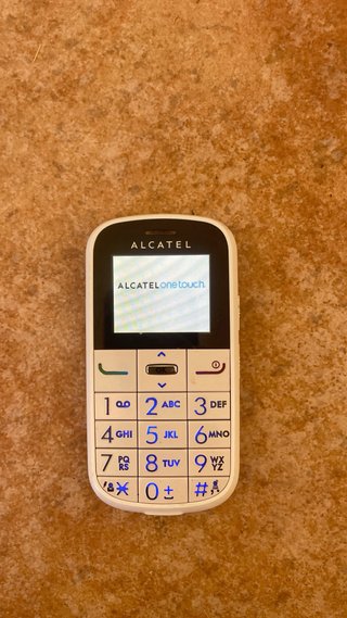 Alcatel 1066D Bianco/Nero