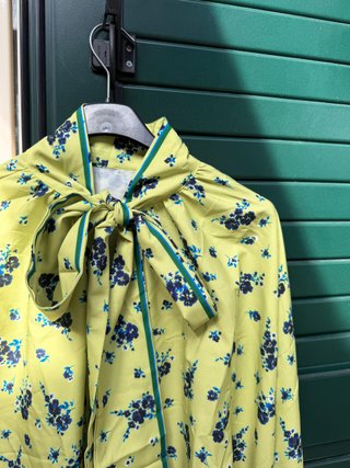 Camicia Zara stampata con fiocco