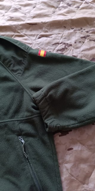 Chaqueta polar verde militar España talla 0