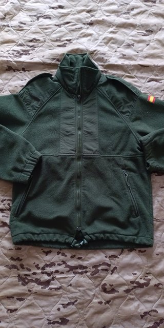 Chaqueta polar verde militar España talla 0