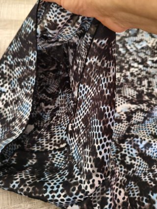 Blusa ANA Talla Única Estampada Goma Inferior
