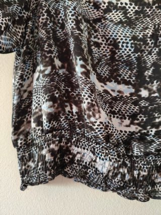Blusa ANA Talla Única Estampada Goma Inferior