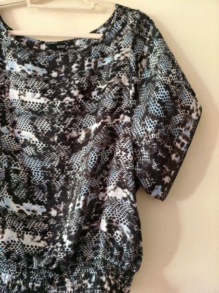 Blusa ANA Talla Única Estampada Goma Inferior