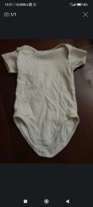 Bodi de bebé blanco