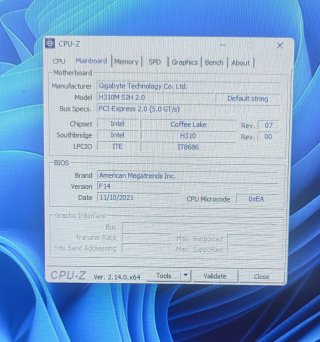 Placa base Gigabyte H310M S2H + i5 8500 + 8GB RAM