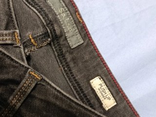 Pantalones Salsa Push Up Wonder Negros/Grises