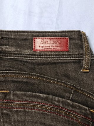 Pantalones Salsa Push Up Wonder Negros/Grises