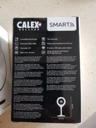 3 Cámaras IP Inteligentes Calex 1080p Wi-Fi