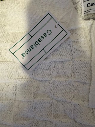 Polo Casablanca Blanco Texturizado